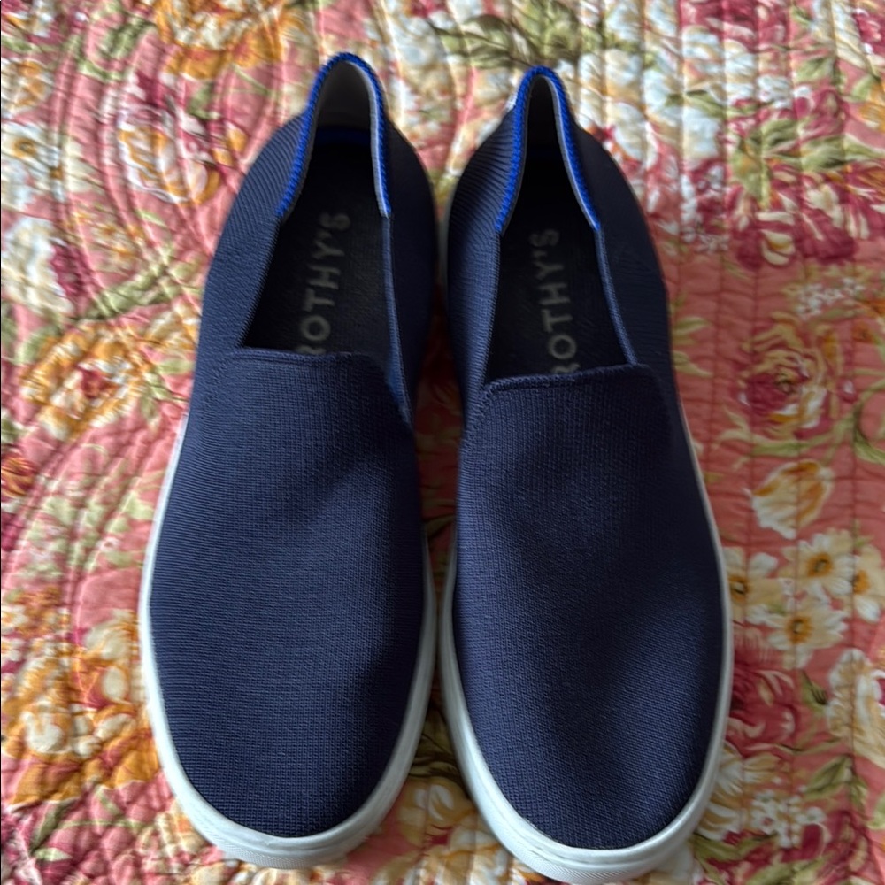Navy Blue Slip-On Shoes